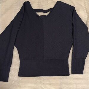 A.Byer bluish-gray Women's Sweater